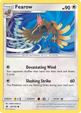 Fearow 098/149 - SM Base Set Reverse Holofoil