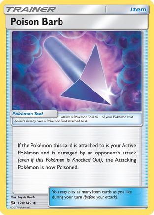 Poison Barb 124/149 - SM Base Set