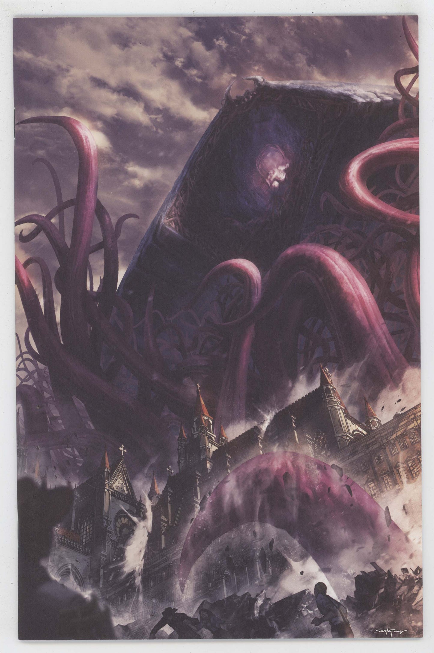 Magic The Gathering MTG 1 Boom 2021 NM- 9.2 Santa Fung Virgin Scorpion Variant