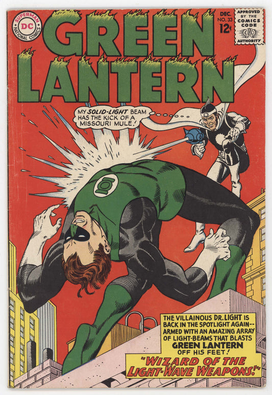 Green Lantern 33 DC 1964 FN Gil Kane Gardner Fox Doctor Light