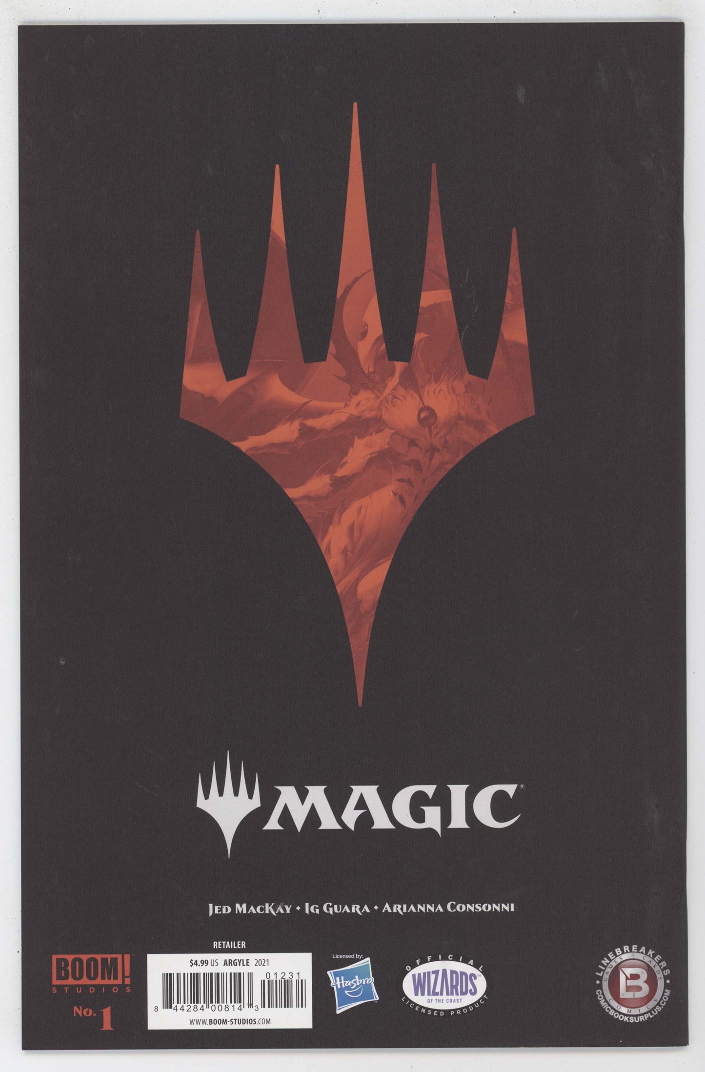 Magic The Gathering MTG 1 Boom 2021 NM- 9.2 Steve Argyle Linebreakers Variant