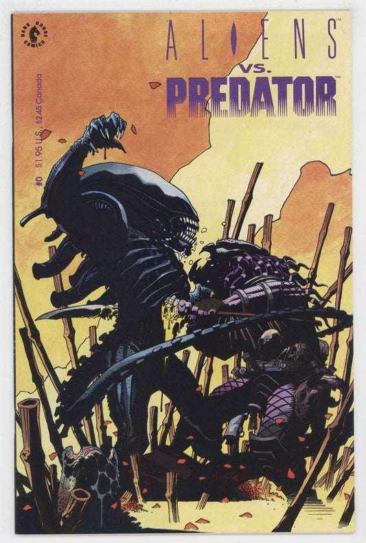 Aliens Vs Predator 0 Dark Horse 1990 NM Phil Norwood Mike Mignola