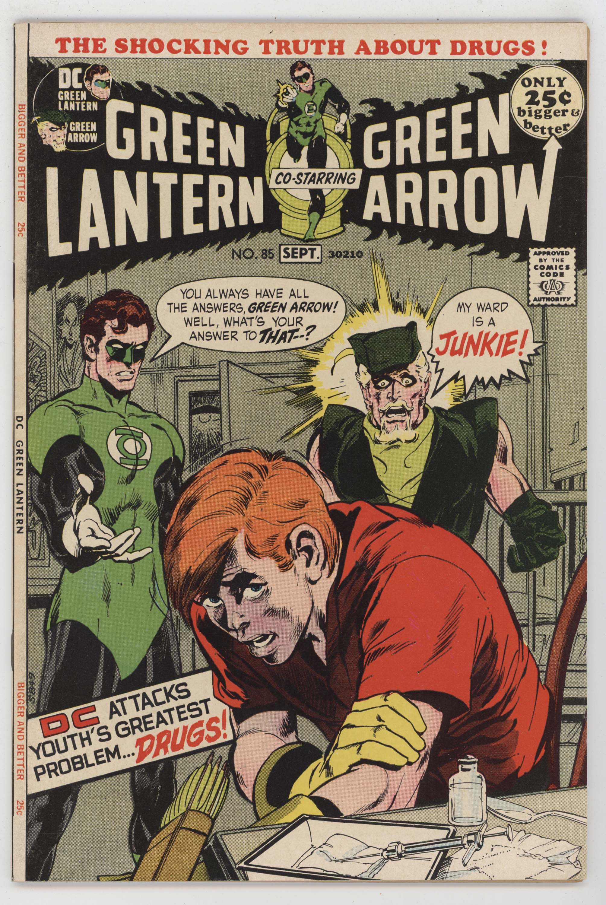 Green Lantern 85 DC 1971 VF Neal Adams Denny O'Neil Arrow Speedy