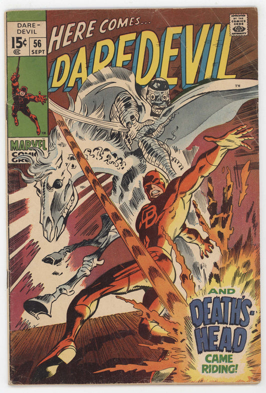 Daredevil 56 Marvel 1969 VG Gene Colan Deaths Head Black Panther