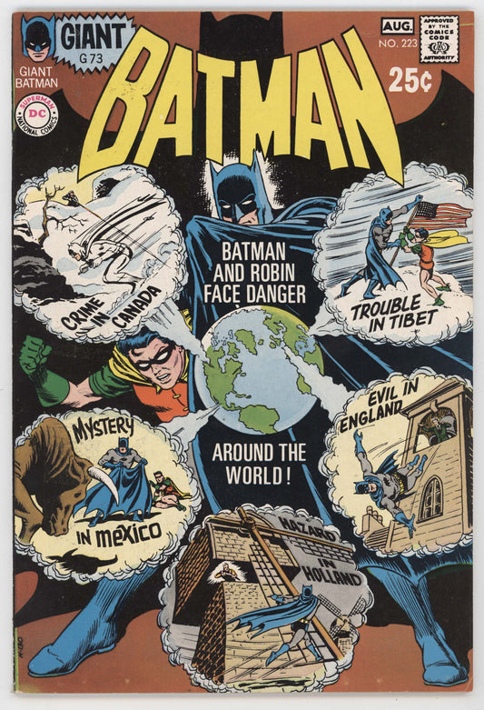 Batman 223 DC 1970 VF Curt Swan Detective Comics 196 248 78 93 Tibet