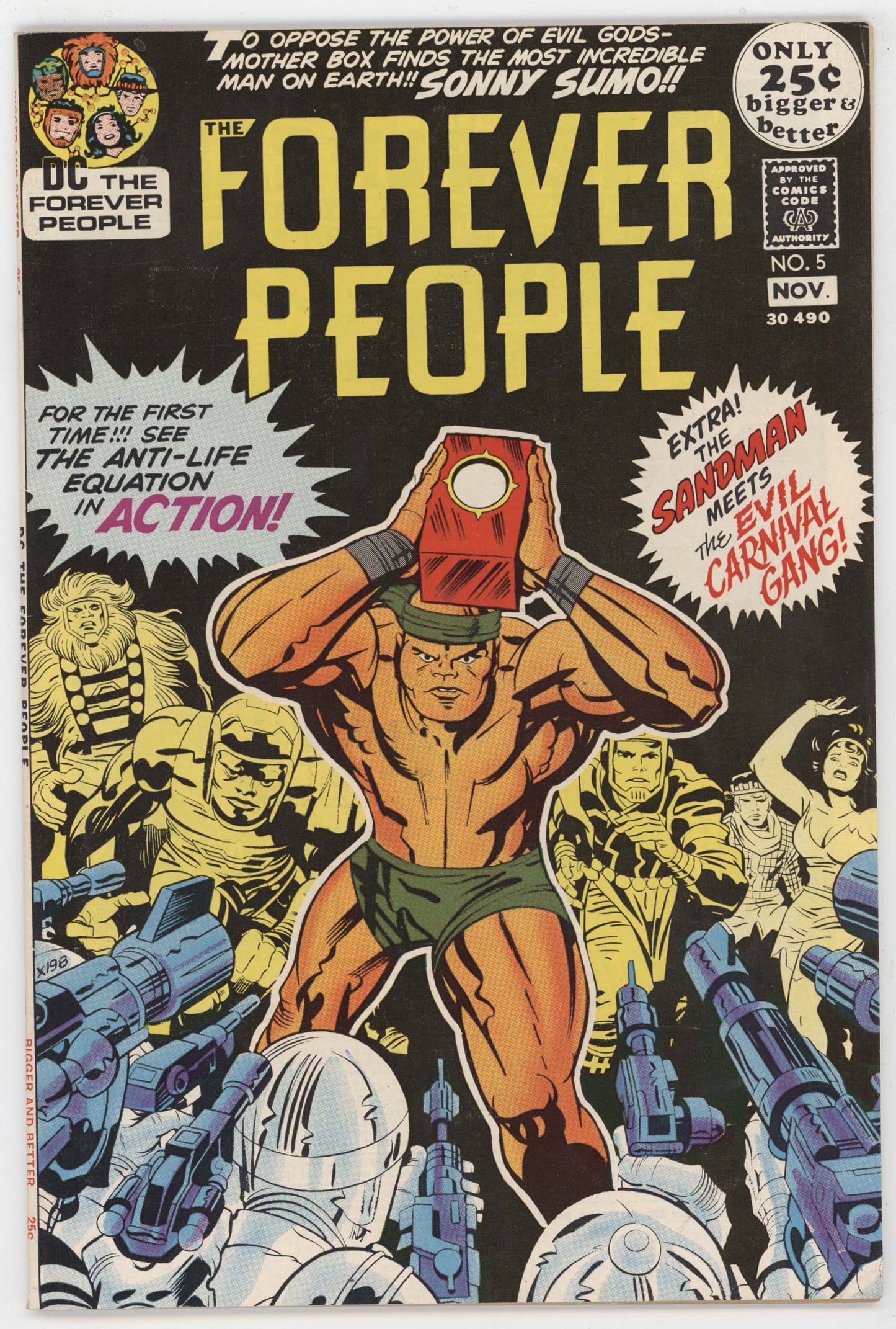 Forever People 5 1st Series DC 1971 VF Jack Kirby Darkseid Sandman