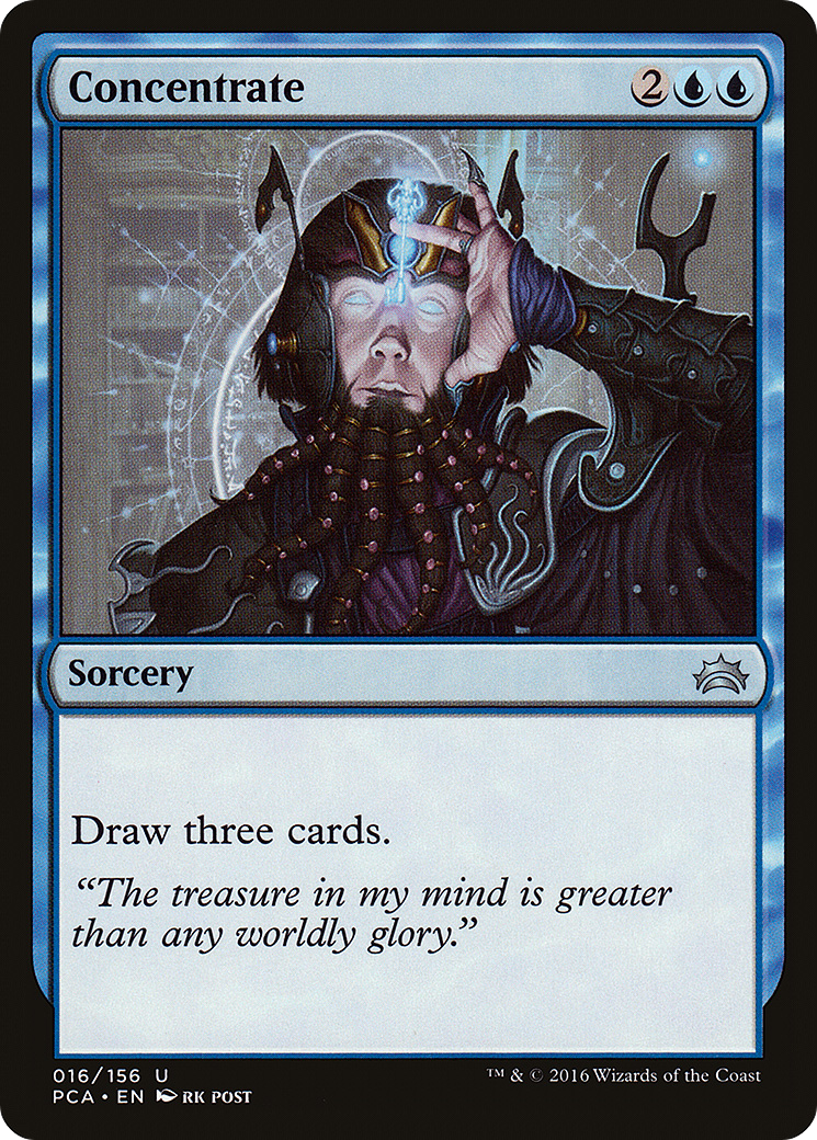 Concentrate (PCA-016) - Planechase Anthology
