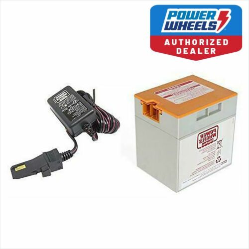 12V Gray-Orange Power Wheels Battery & Charger Set (00801-1776) - Brand New