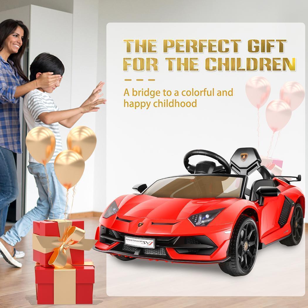 Electric Lamborghini Sian Ride-On Car for Kids with Remote Control, MP3, AUX, and USB Connectivity
