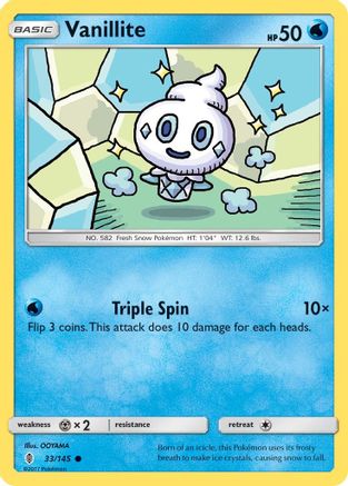 Vanillite 033/145 - SM  Guardians Rising