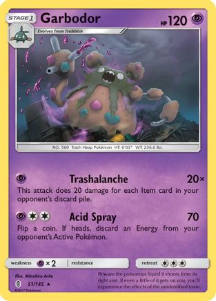 Garbodor 051/145 - SM  Guardians Rising