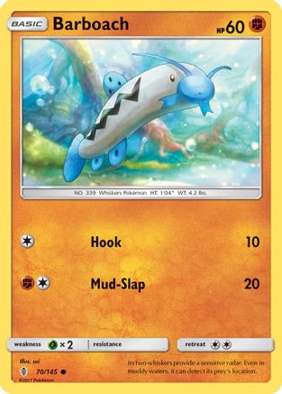 Barboach 070/145 - SM  Guardians Rising Reverse Holofoil