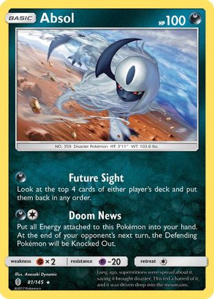 Absol 081/null - SM  Guardians Rising Holofoil