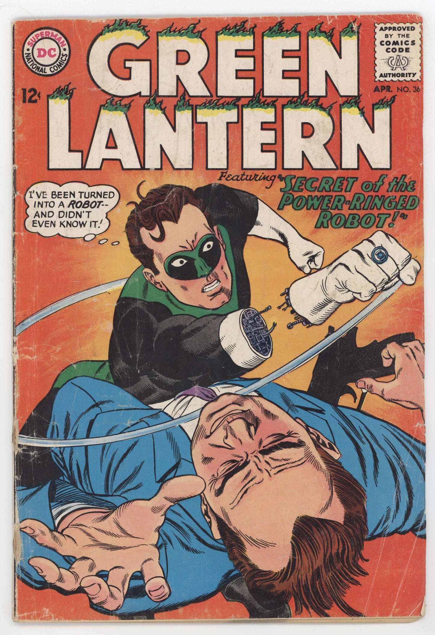 Green Lantern 36 DC 1965 GD VG Gil Kane Gardner Fox