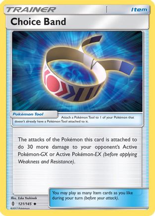 Choice Band 121/145 - SM  Guardians Rising Reverse Holofoil
