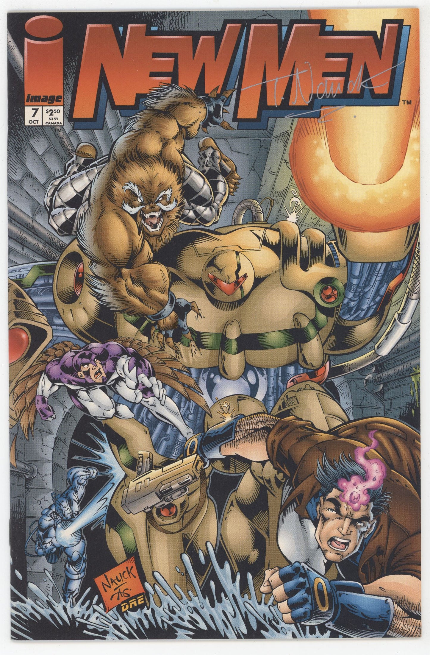 Newmen 2 Image 1994 VF NM Signed Todd Nauck