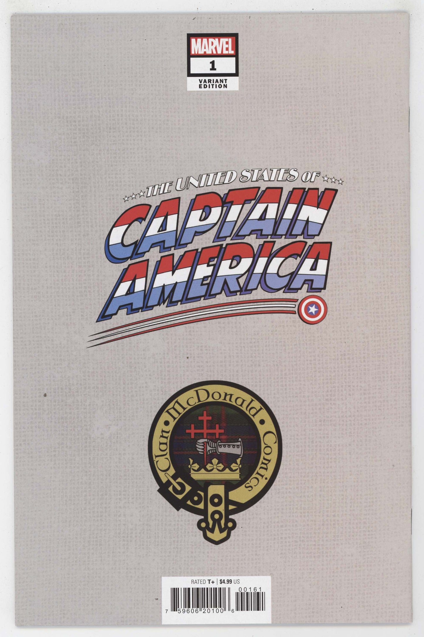 United States Of Captain America 1 Marvel 2021 NM+ 9.6 Joe Jusko Virgin Variant