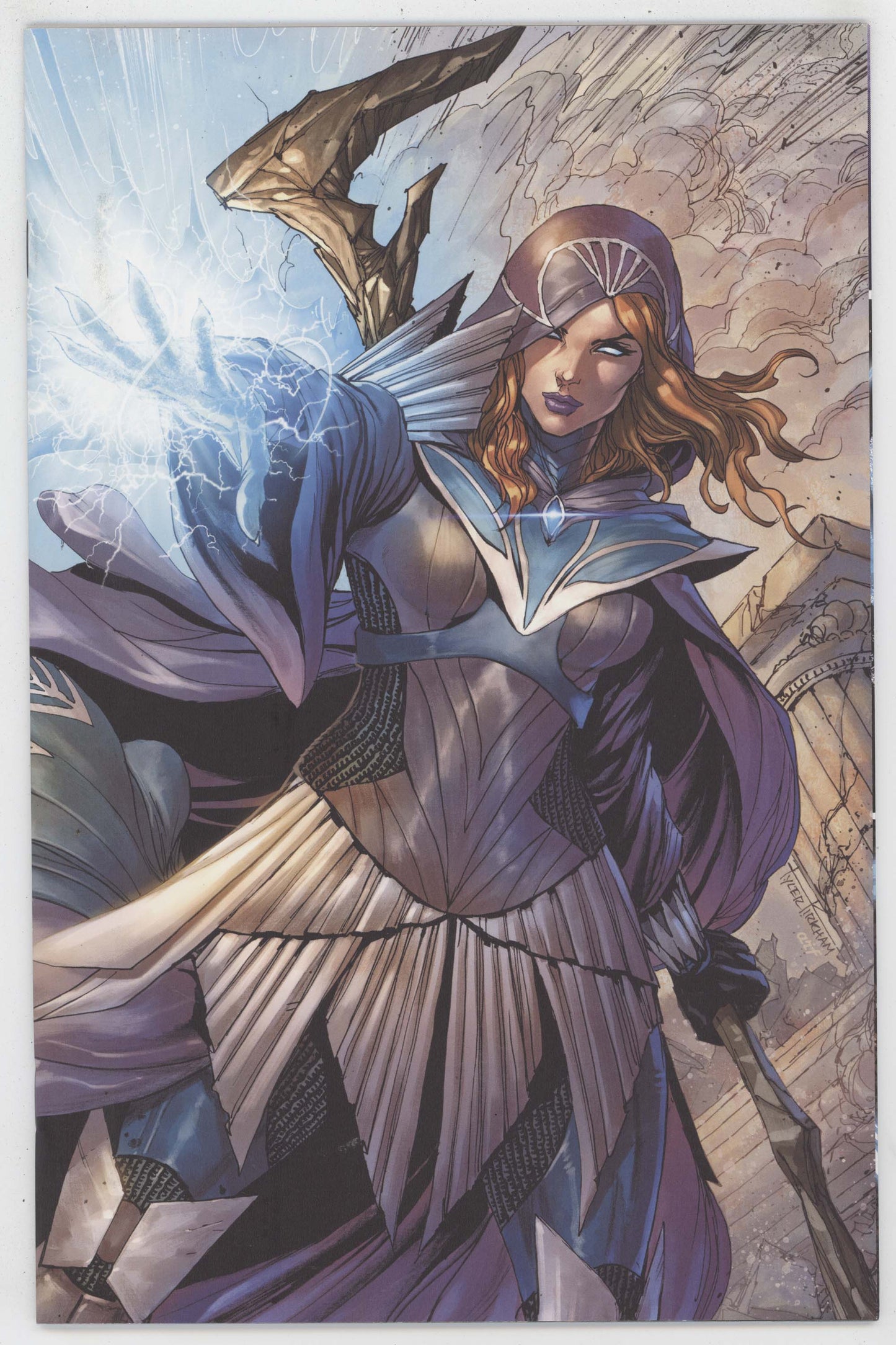 Magic The Gathering MTG 1 Boom 2021 NM- 9.2 Tyler Kirkham Virgin Variant