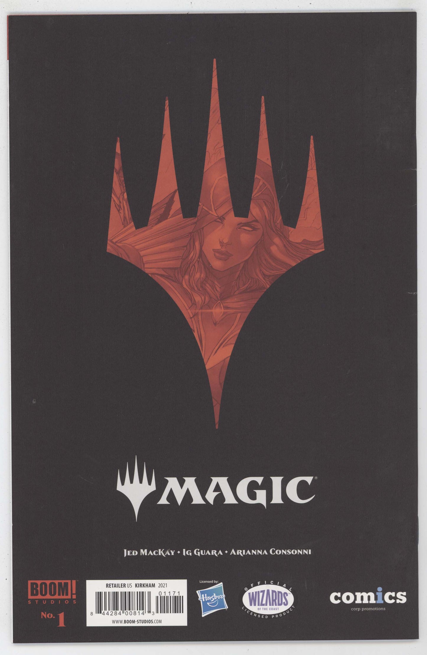 Magic The Gathering MTG 1 Boom 2021 NM- 9.2 Tyler Kirkham Virgin Variant