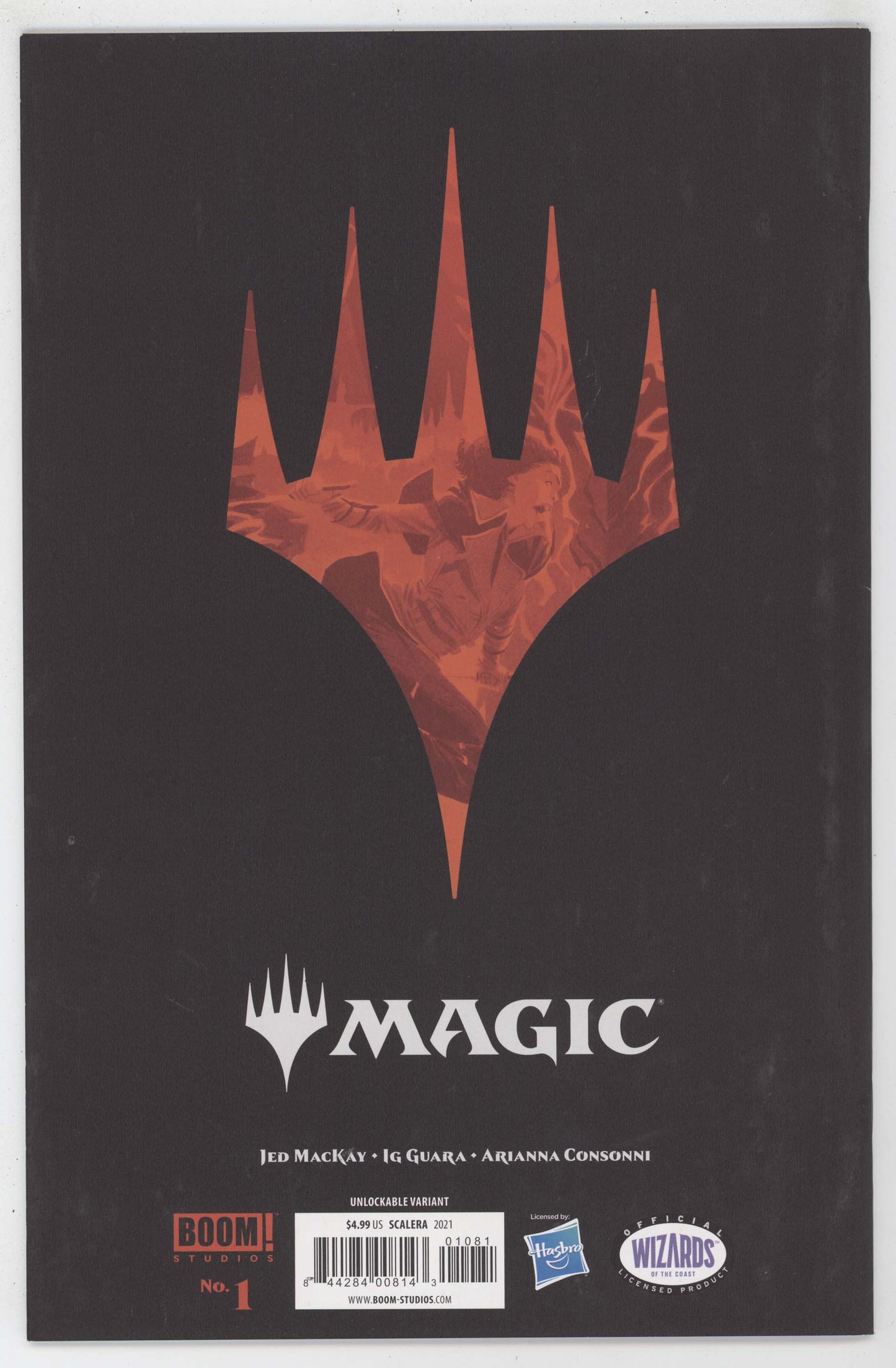 Magic The Gathering MTG 1 Boom 2021 NM- 9.2 Matteo Scalera BW Virgin Variant