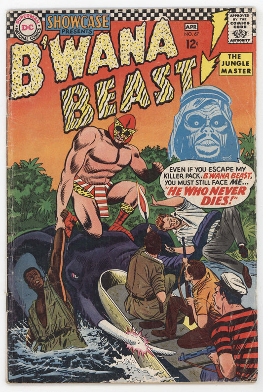 Showcase 67 DC 1967 VG Mike Sekowsky B'Wana Beast