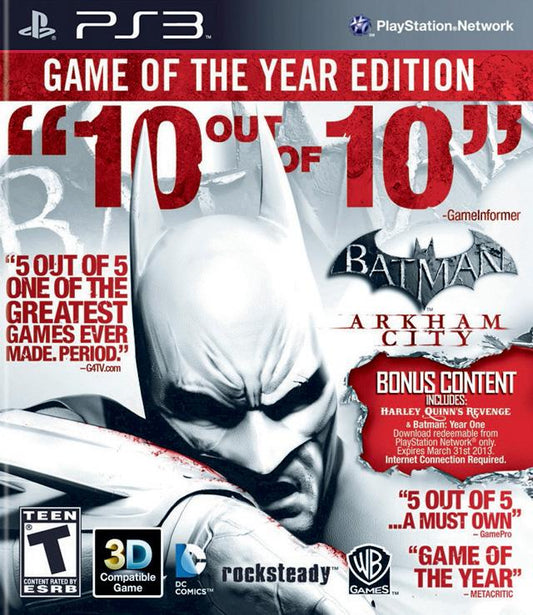 Batman: Arkham City Game Of The Year Edition (Playstation 3)