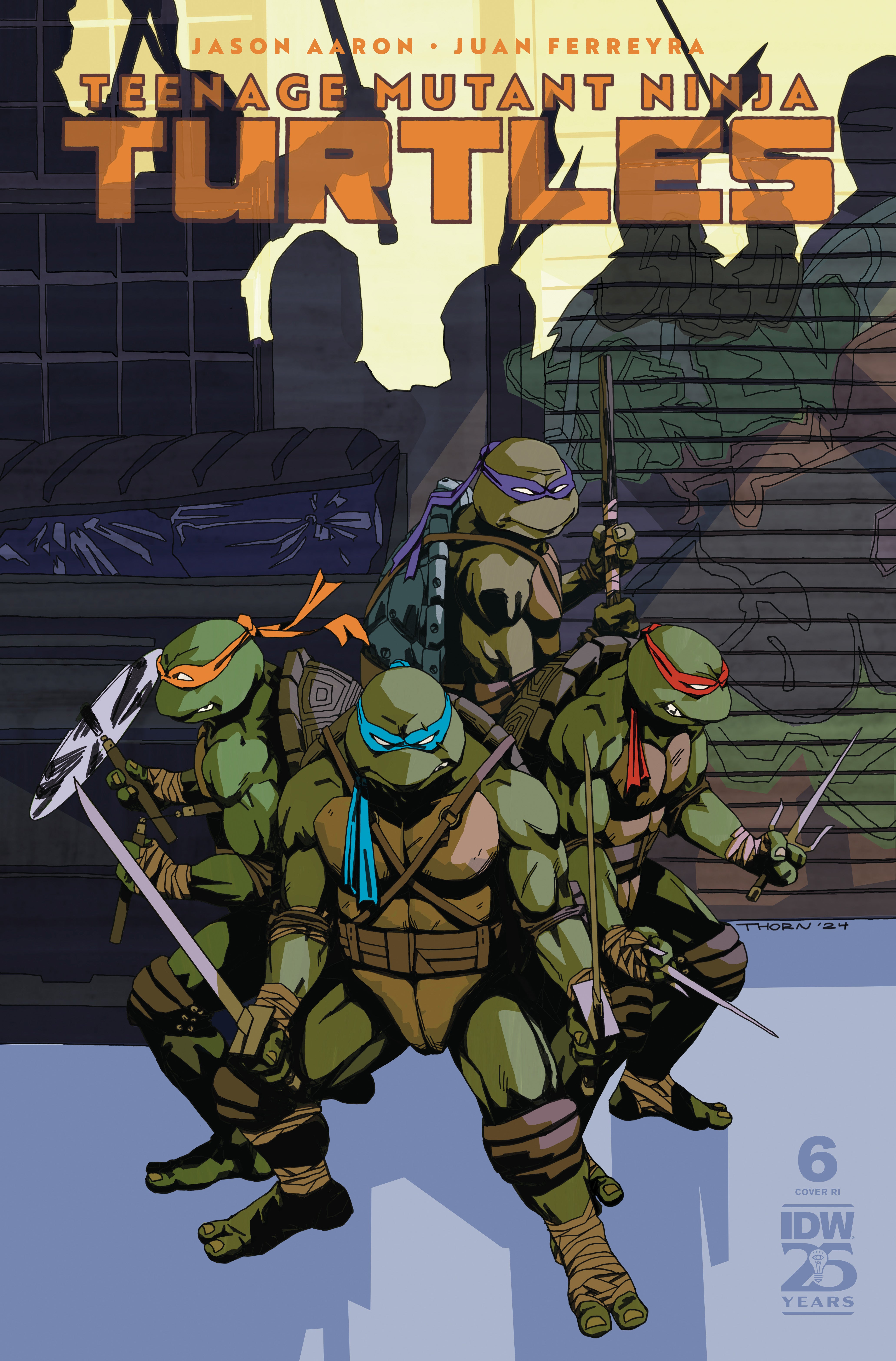 totoron★様 Teenage Mutant Ninja Turtles #6 D 1:10 Carson Thorn Variant (01/29/202