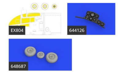 Eduard 644131 1/48 Aircraft- Ar234B LooKplus for HSG & Hobby 2000 (Mask, Photo-E