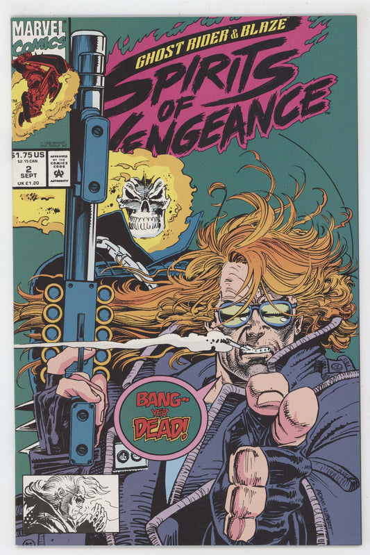 Ghost Rider Blaze Spirits of Vengeance 2 Marvel 1992 NM