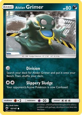 Alolan Grimer 083/147 - SM  Burning Shadows