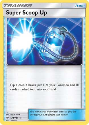 Super Scoop Up 124/147 - SM  Burning Shadows