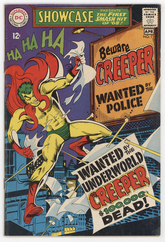 Showcase 73 DC 1968 VG FN Steve Ditko 1st Creeper Steve Ditko