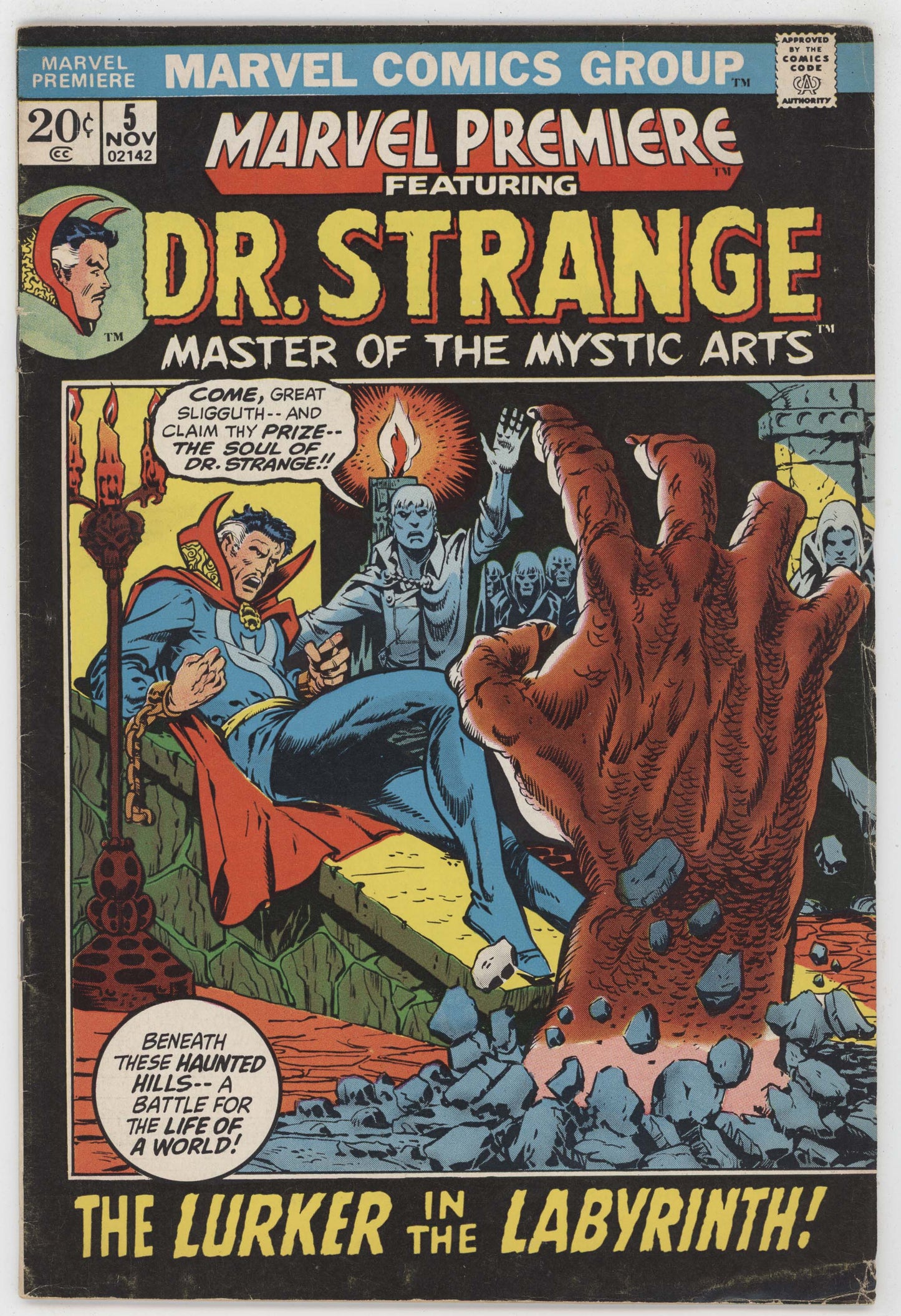 Marvel Premiere 5 1972 VG FN Dr Strange Mike Ploog 1st Shuma Gorath