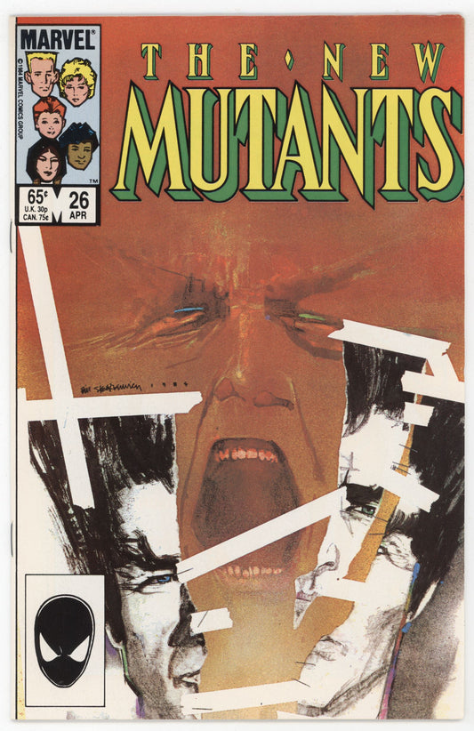 New Mutants 26 Marvel 1985 NM Bill Sienkiewicz 1st Legion Cameo FX TV