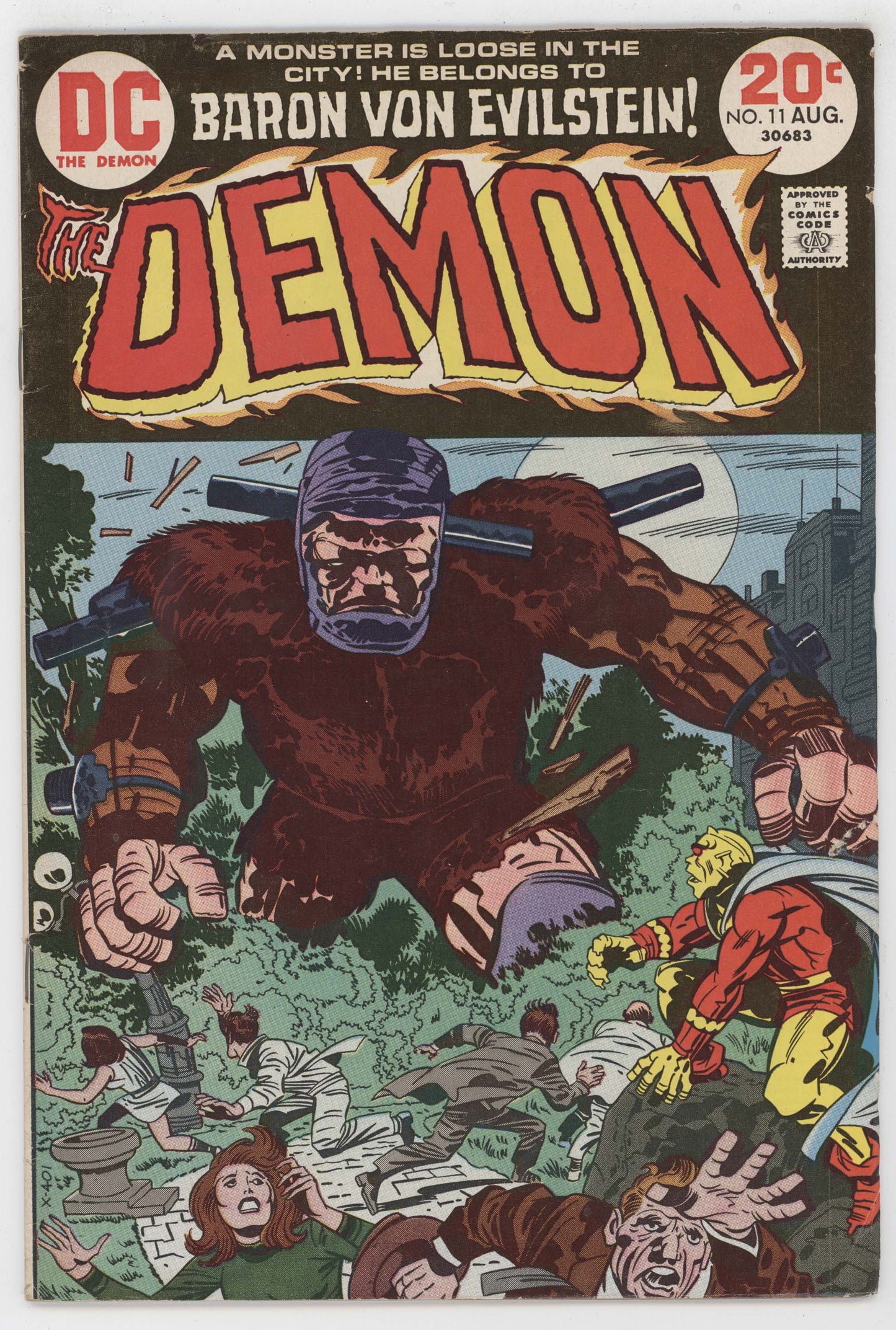 Demon 11 DC 1973 VG FN Jack Kirby Etrigan Jason Blood Baron Von Evilstein