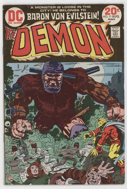 Demon 11 DC 1973 VG FN Jack Kirby Etrigan Jason Blood Baron Von Evilstein