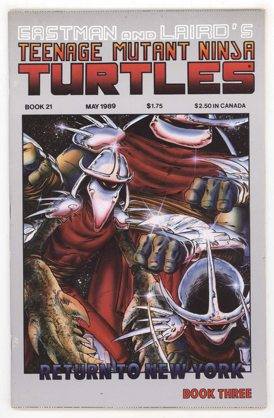 Teenage Mutant Ninja Turtles 21 Mirage 1989 VF Kevin Eastman Peter Laird TMNT