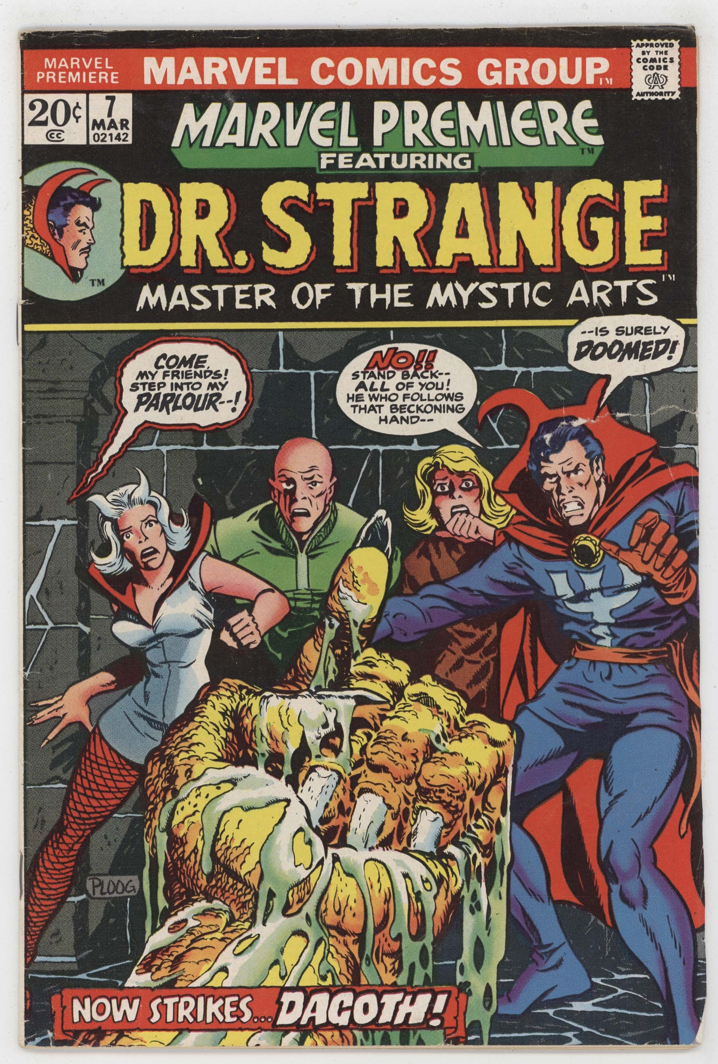 Marvel Premiere 7 1973 VG Dr Strange Mike Ploog