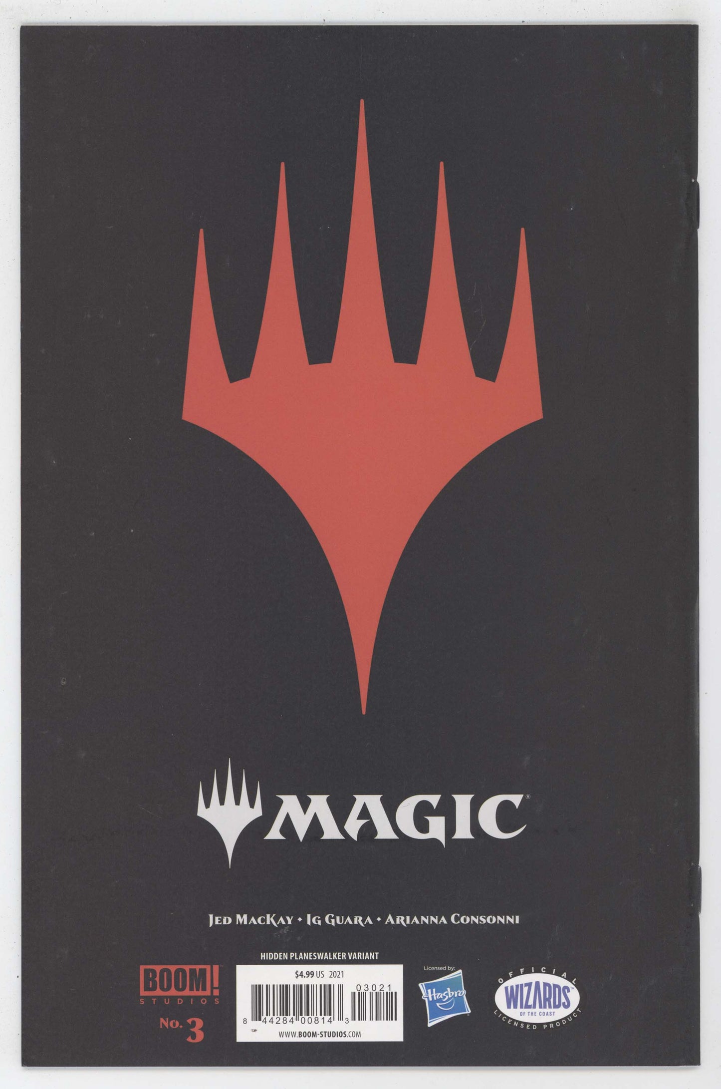 Magic The Gathering MTG 3 Boom 2021 NM- 9.2 Miguel Mercado Virgin Variant