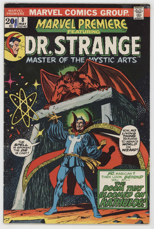 Marvel Premiere 8 1973 VG Dr Strange Jim Starlin