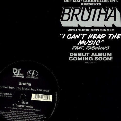 I Can't Hear Music [12" Vinyl]