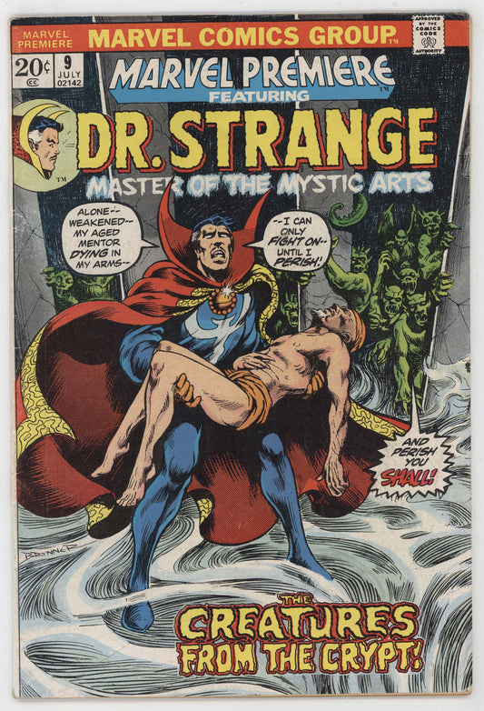 Marvel Premiere 9 1973 FN Dr Strange Frank Brunner