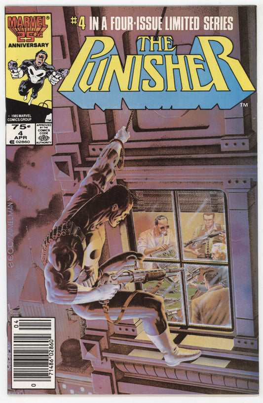 Punisher 4 Marvel 1986 NM Mike Zeck Jigsaw Mini Series Newsstand