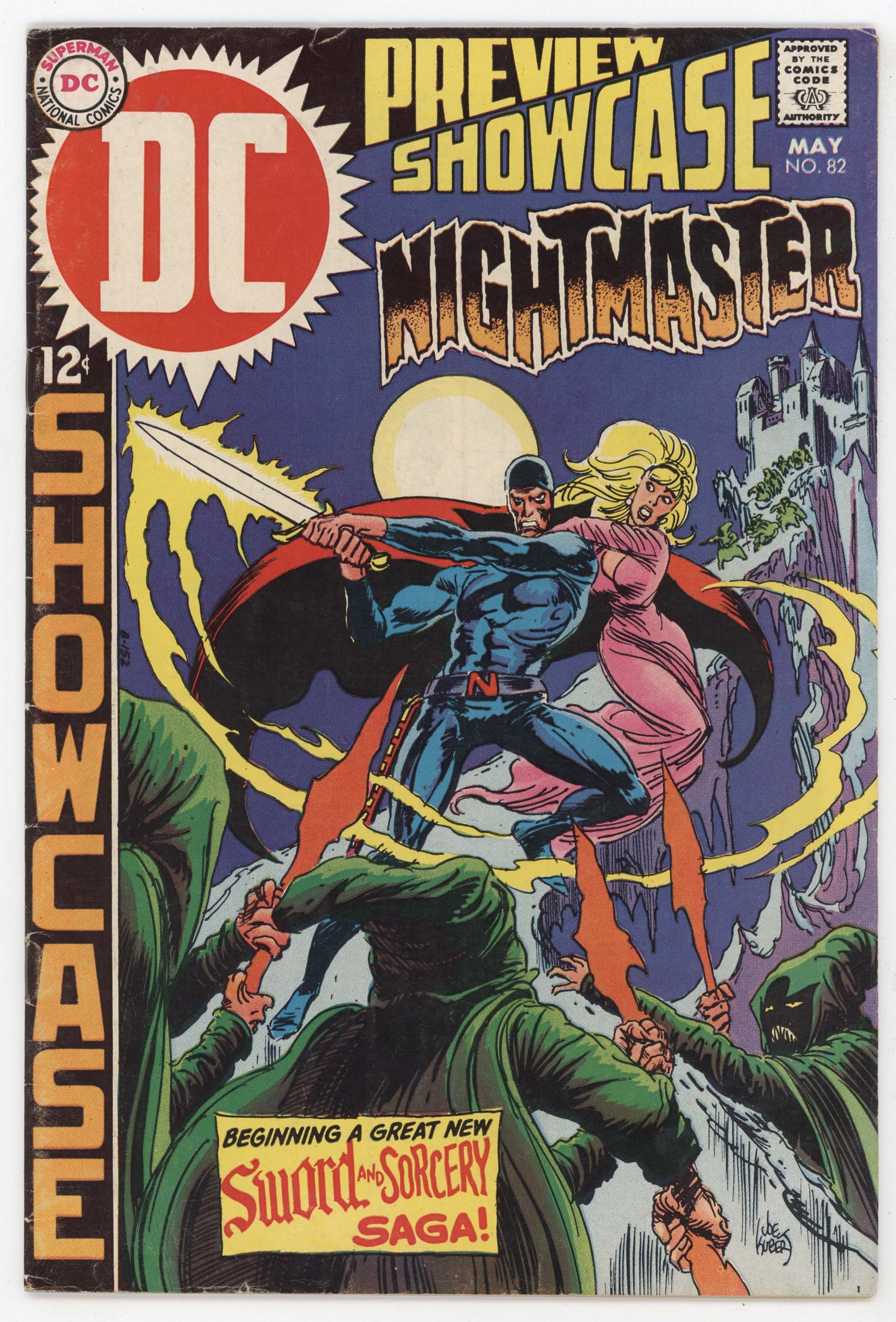 Showcase 82 DC 1969 FN Joe Kubert 1st Nightmaster Sword Sorcery