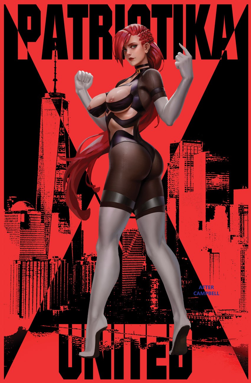 PATRIOTIKA UNITED #1 SSCO BW GA IS HOMAGE 2021