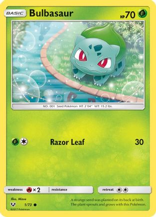 Bulbasaur 001/73 - Shining Legends