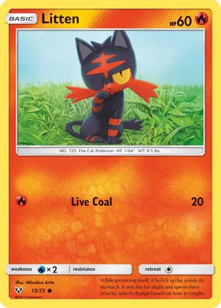 Litten 015/73 - Shining Legends