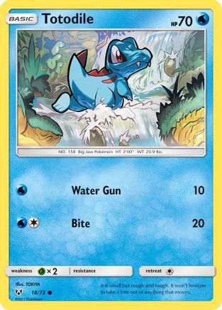 Totodile 018/73 - Shining Legends