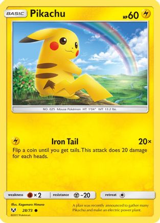 Pikachu 028/73 - Shining Legends