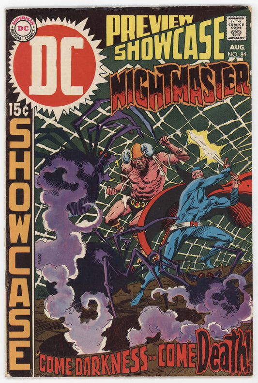 Showcase 84 DC 1969 VG FN Joe Kubert Nightmaster Sword Sorcery